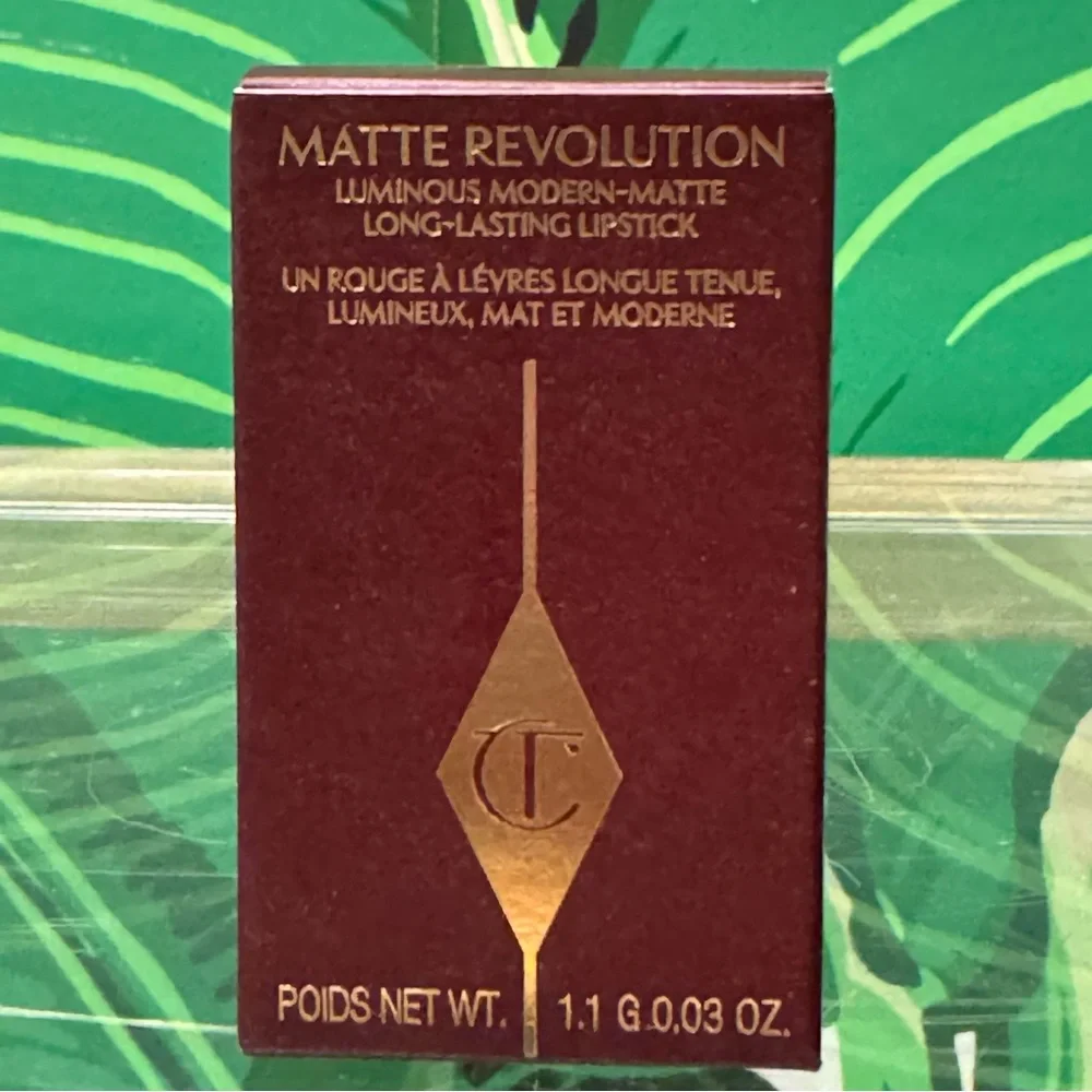 NWT Charlotte Tilbury Pillow Talk Nude Pink Matte Revolution Mini Lipstick